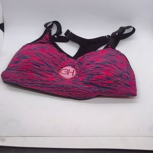 Pink and Grey Sports bra